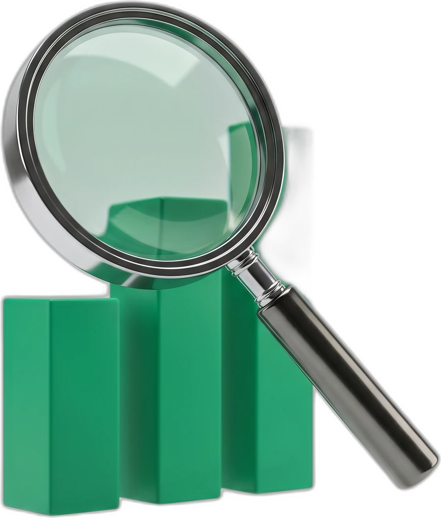 Schwebende Suchleiste als Symbol für ein SEO-Audit, das Schwachstellen sichtbar macht